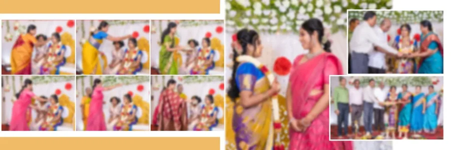 12x36 Half Saree Event Album Design - PSD Collection (2025 Edition)
