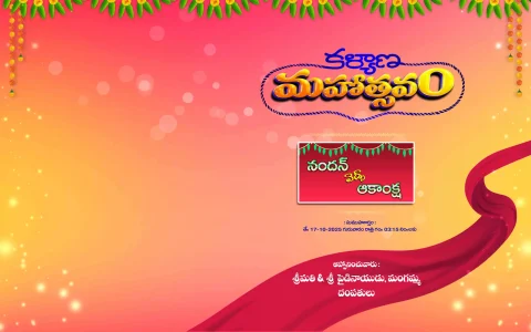 Telugu Wedding Flex