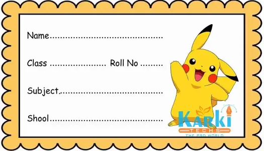 Notebook Sticker