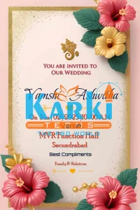 Trending Wedding Invitation PSD Collection – Editable Photoshop Templates for Indian Weddings