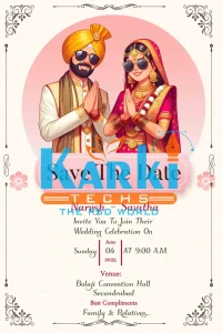 Trending Wedding Invitation PSD Collection – Editable Photoshop Templates for Indian Weddings