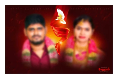 Tamil Wedding Flex Design PSD – July 2025 Collection