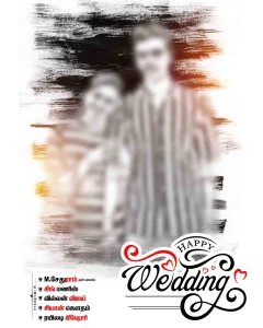 Tamil Wedding Flex Design PSD – July 2025 Collection