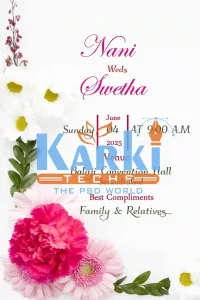 Trending Wedding Invitation PSD Collection – Editable Photoshop Templates for Indian Weddings