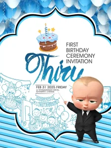 birthday invitation design