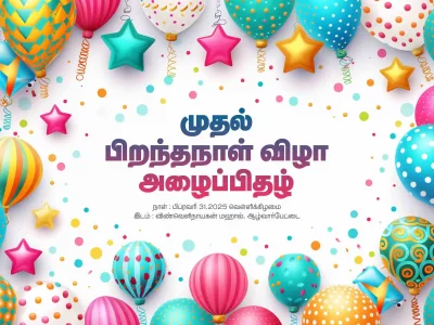 birthday invitation design
