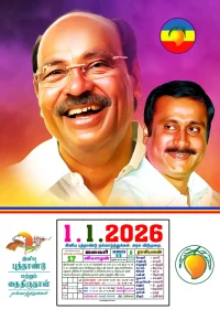 PMK Daily Calendar Design PSD 2026 Preview Template 05