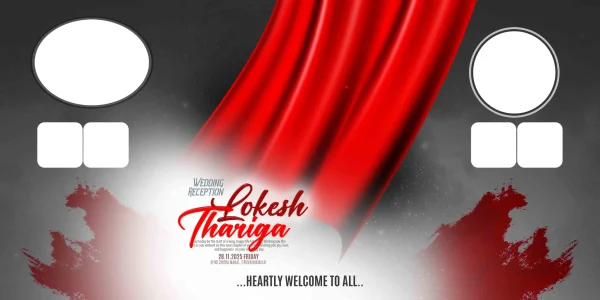 Wedding Flex Design PSD January 2026