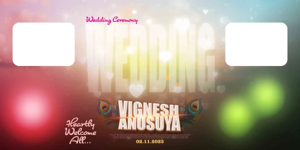 Wedding Flex Design PSD January 2026
