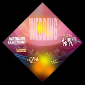 Wedding Flex Design PSD January 2026
