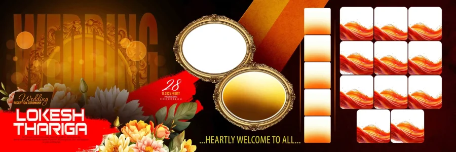Wedding Flex Design PSD January 2026