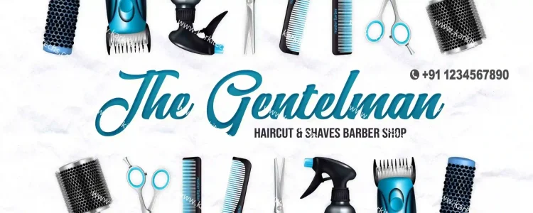 Saloon Shop Flex Design PSD