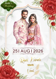 Telugu Wedding Invitation Design