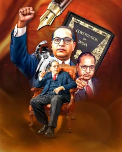 Ambedkar banner design PSD
