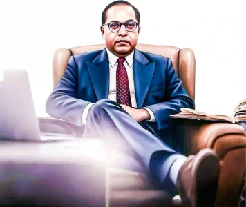 Ambedkar banner design PSD