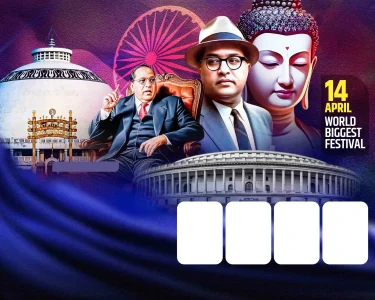 Ambedkar banner design PSD