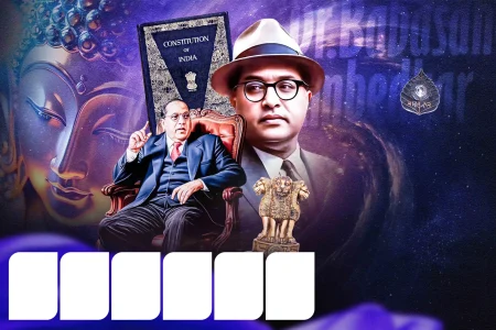 Ambedkar banner design PSD