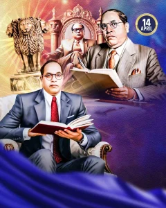 Ambedkar banner design PSD