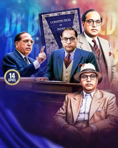 Ambedkar banner design PSD