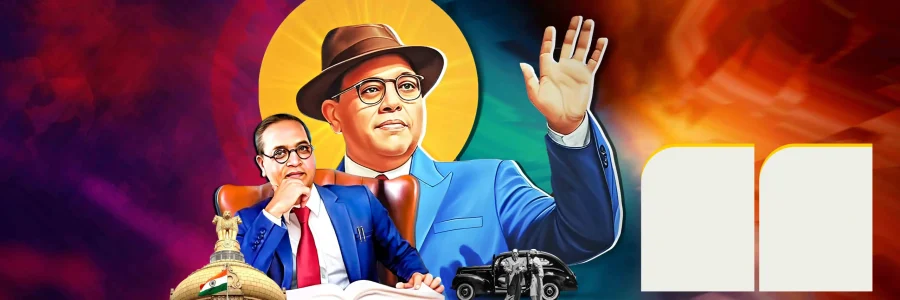 Ambedkar banner design PSD