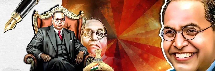 Ambedkar banner design PSD