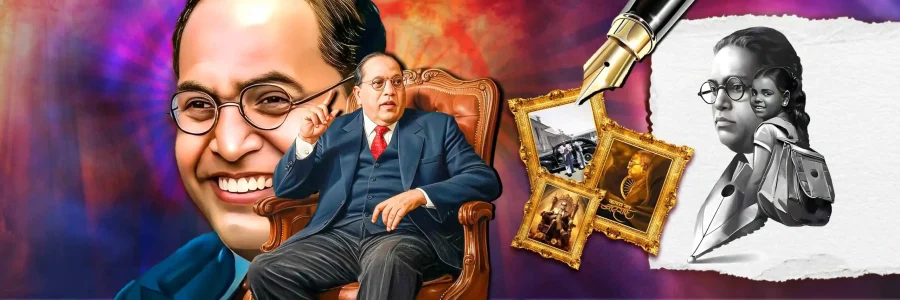 Ambedkar banner design PSD