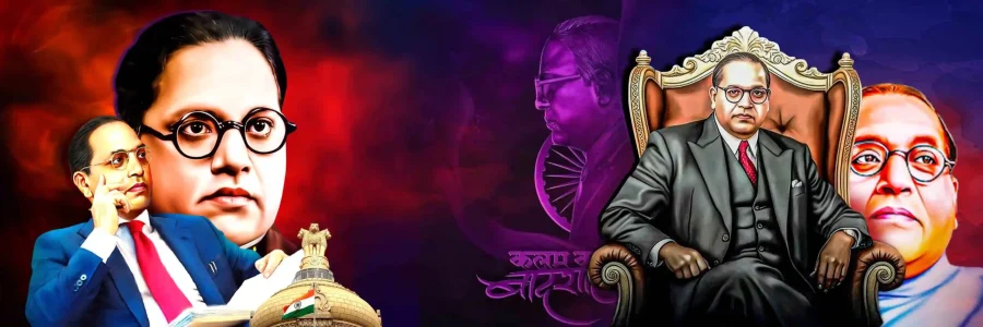 Ambedkar banner design PSD