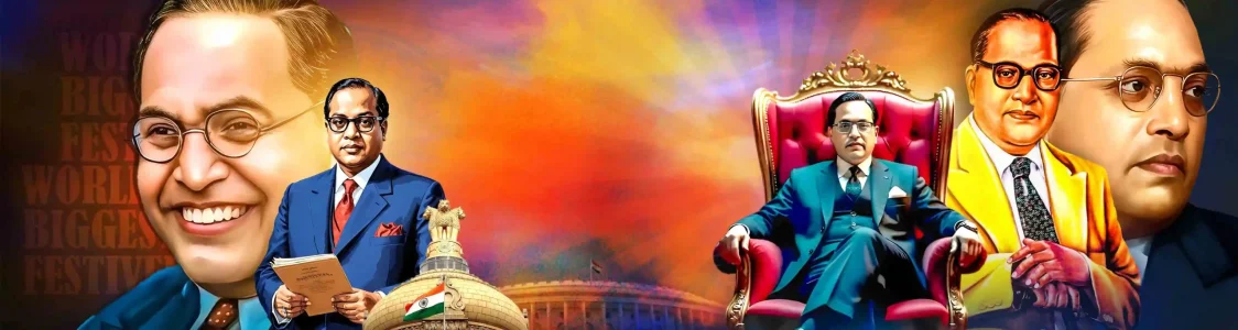 Ambedkar banner design PSD