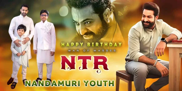 NTR Birthday Flex Design PSD