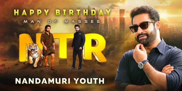 NTR Birthday Flex Design PSD