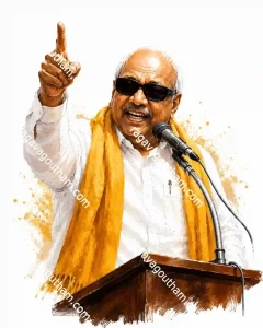 DMK Kalaignar Karunanidhi Birthday Flex