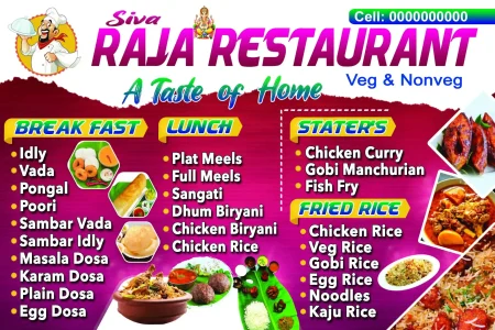 Telugu Shop Signboard Sticker PSD Template – Business Signboard Design