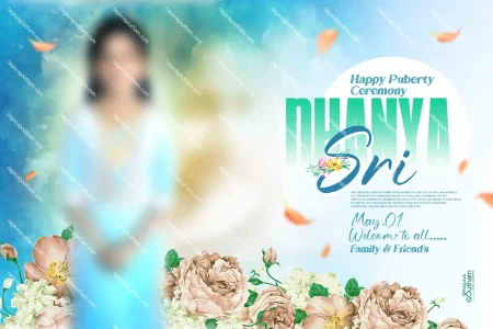 Trending Puberty Ceremony Flex Banner PSD Collection 2026