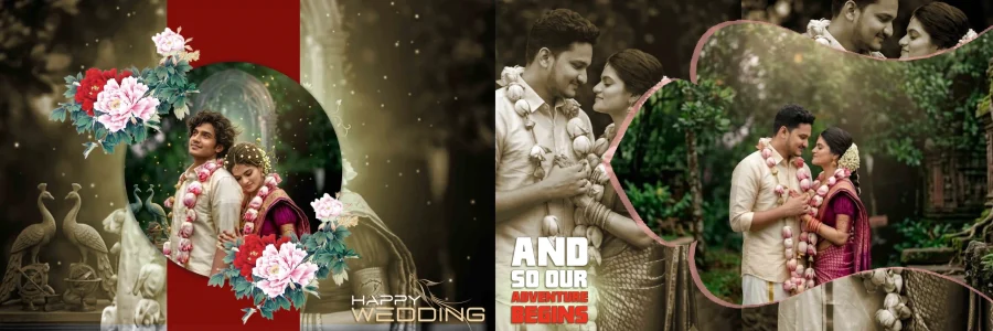 Wedding Album Sheet PSD