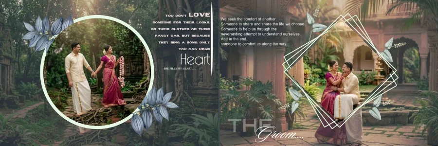 Wedding Album Sheet PSD