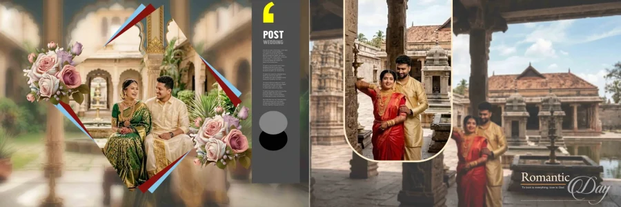 Wedding Album Sheet PSD