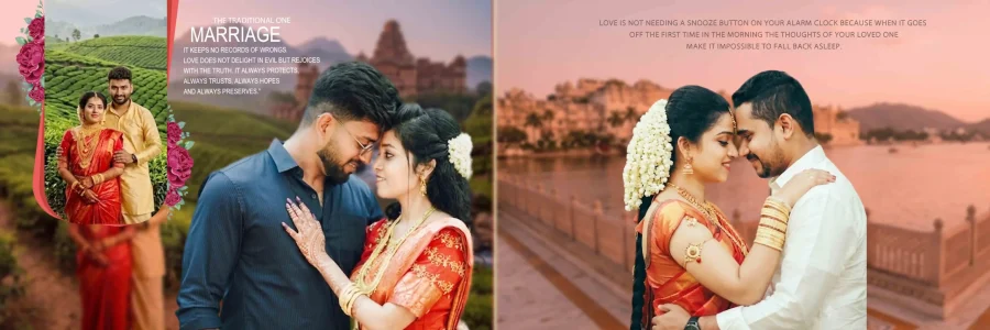 Wedding Album Sheet PSD