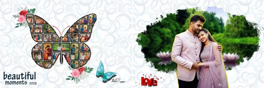 Wedding Album Sheet PSD