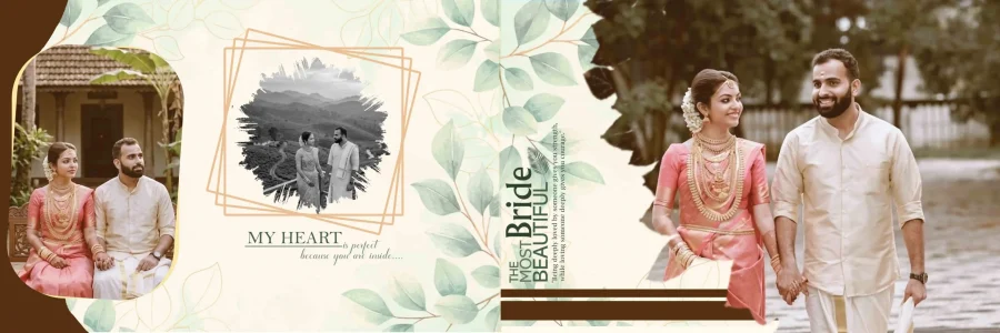 Wedding Album Sheet PSD