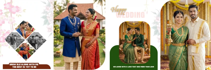 Wedding Album Sheet PSD