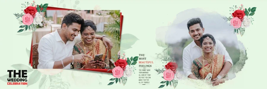 Wedding Album Sheet PSD