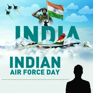 Indian Air Force Day Flex