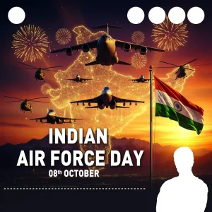 Indian Air Force Day Flex