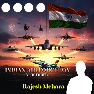 Indian Air Force Day Flex